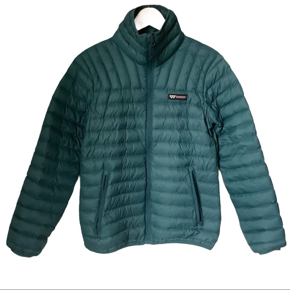 Wilderness Technology Teal Down Puffy Jacket XS